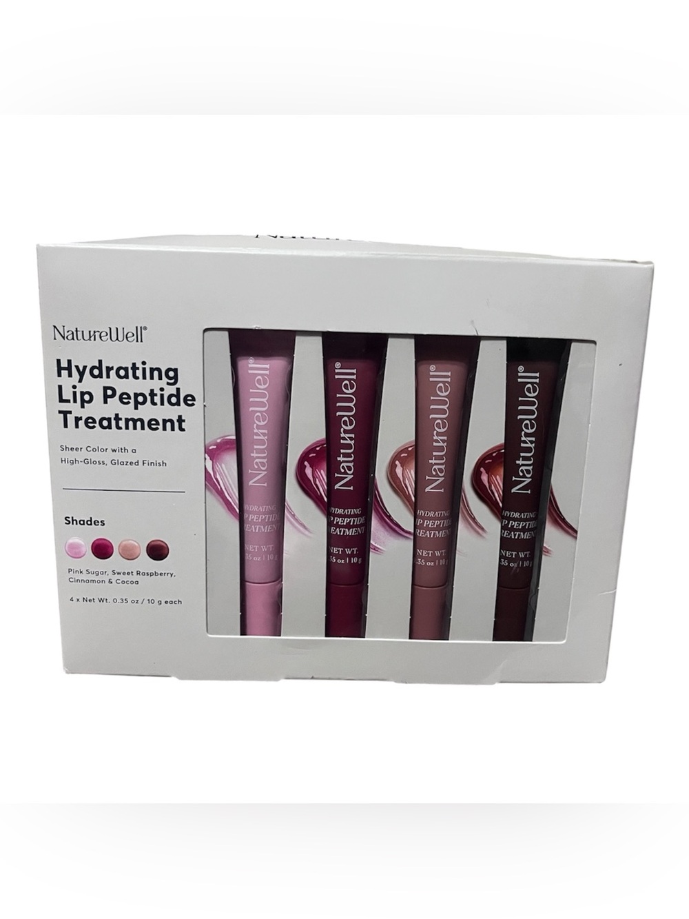 NatureWell Hydrating Lip Peptide Treatment 4-Piece Set – NEW